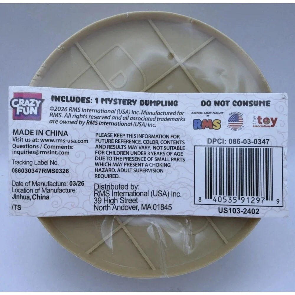 RMS Crazy Fun The Original Mystery Squishy Dumpling Series 3 - New & Authentic